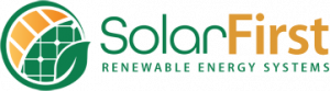 The Solar First logo on a transparent background.