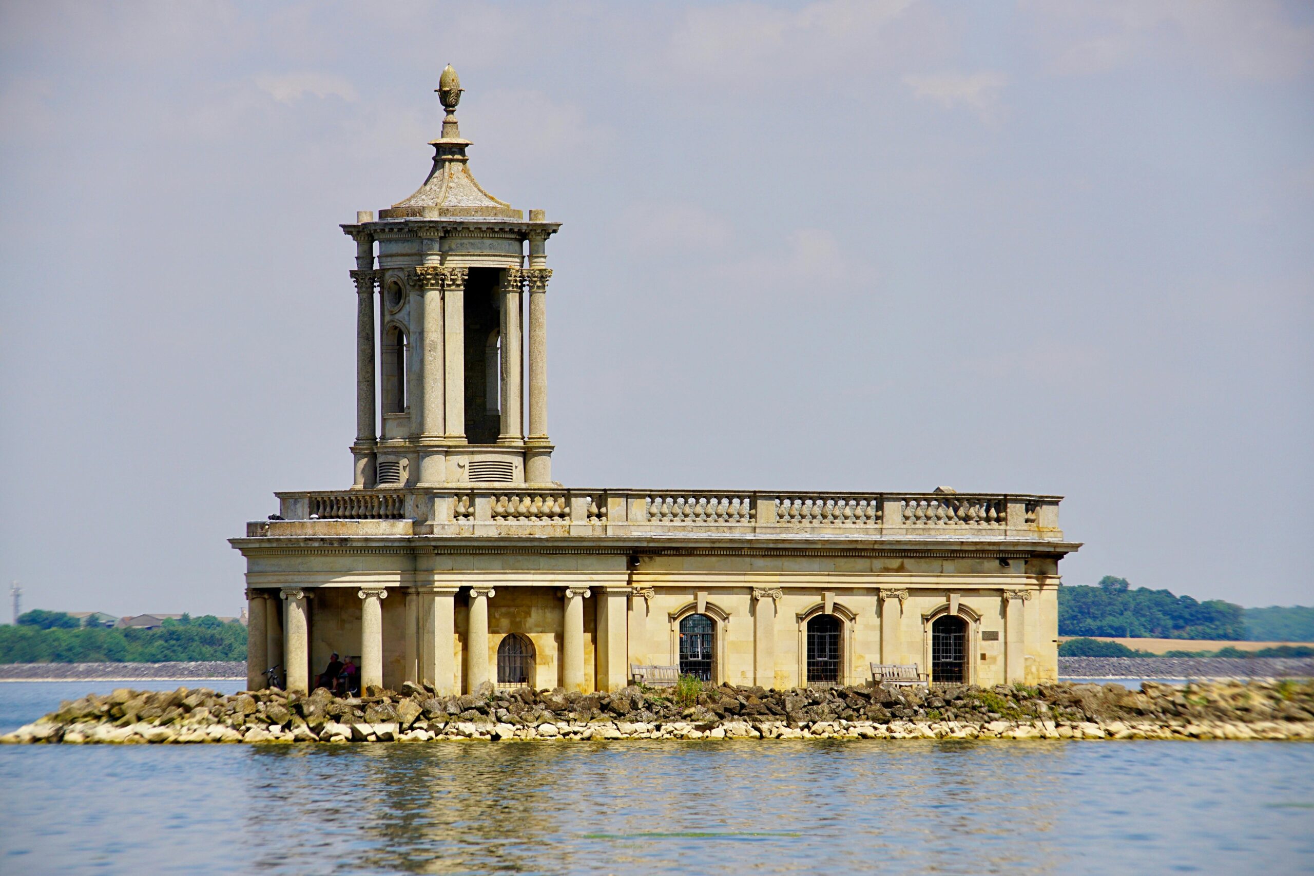 Normanton Church Rutland Water Normanton Church at Rutland Water on a nice day.