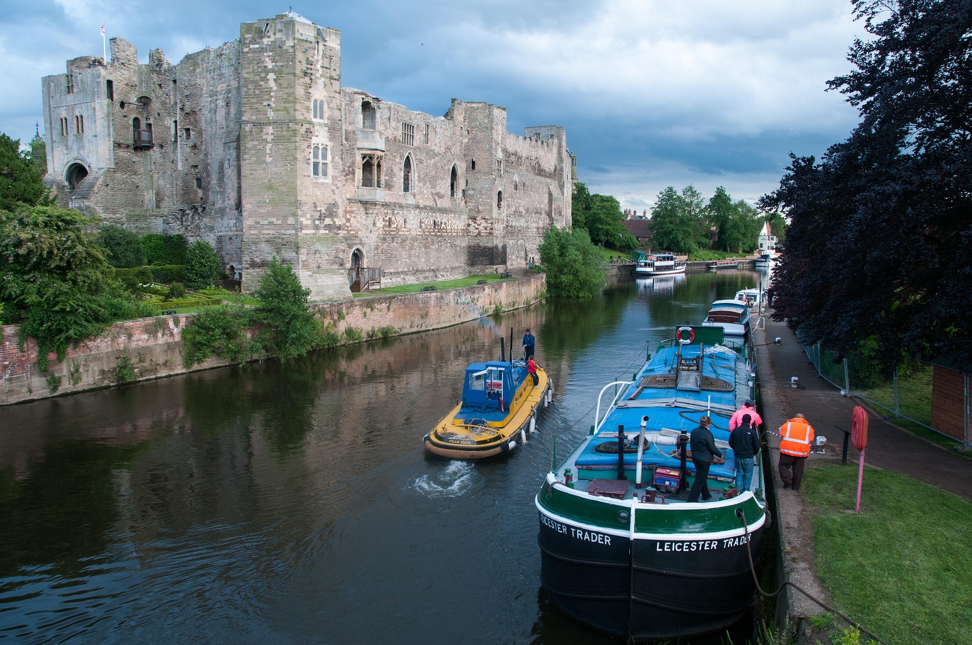 A local Leicestershire castle next to the river.