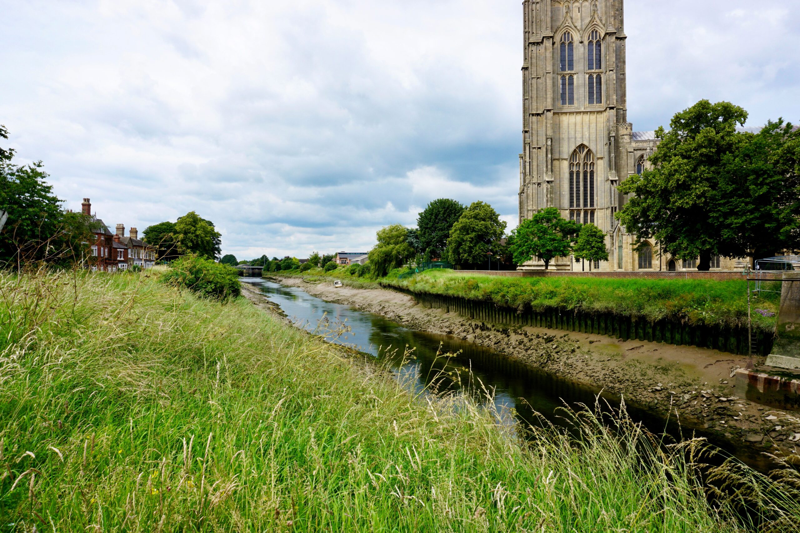 A view of St. Botolph's Church in Boston, Lincolnshire.